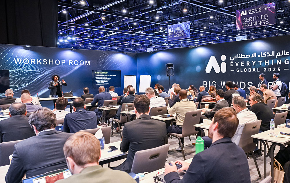Conference image with attendees
